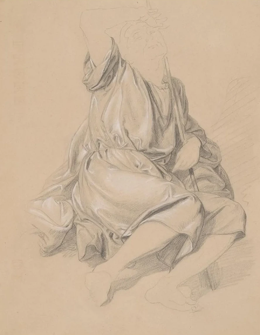 Study of Jacob's Robes for the Painting the Immaculate Conception of the Blessed Virgin Mary