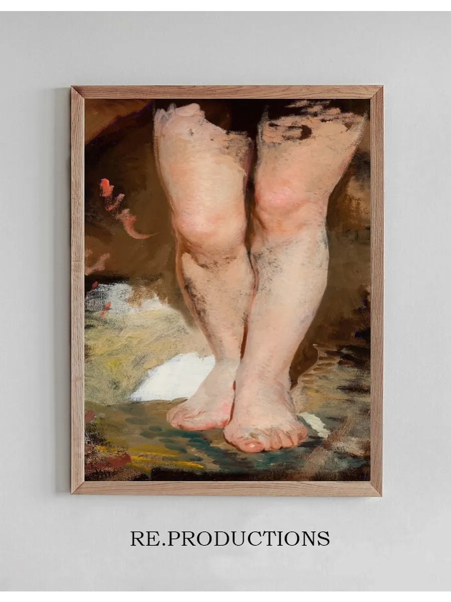 Study of Legs (phryne) to the Painting Phryne on the Poseidon's Celebration in Eleusis