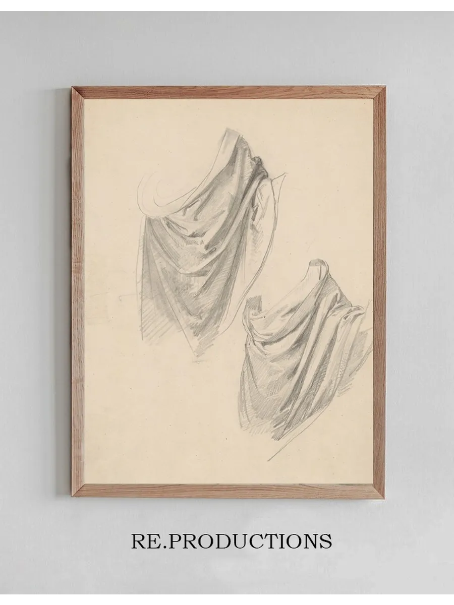 Study of Moses Robe to the Painting Immaculate Conception of the Blessed Virgin Mary