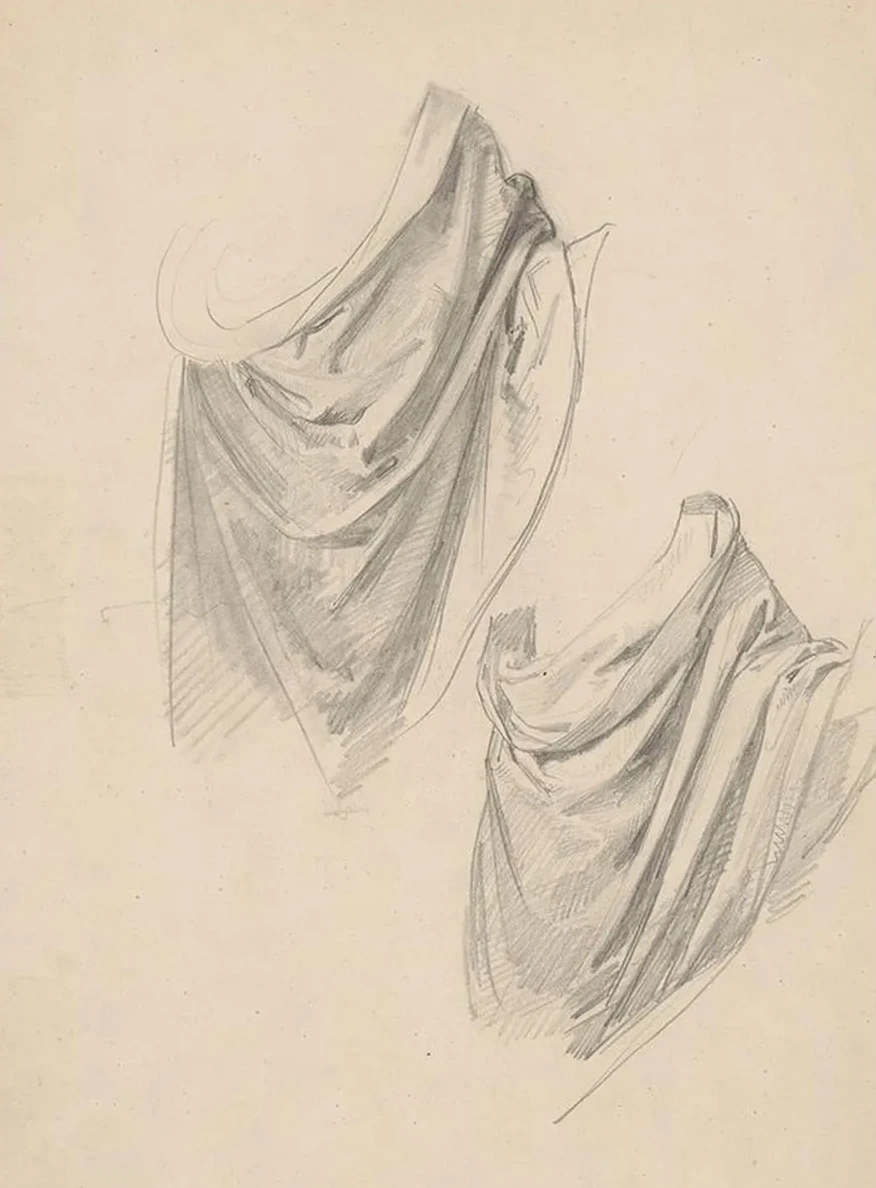 Study of Moses Robe to the Painting Immaculate Conception of the Blessed Virgin Mary