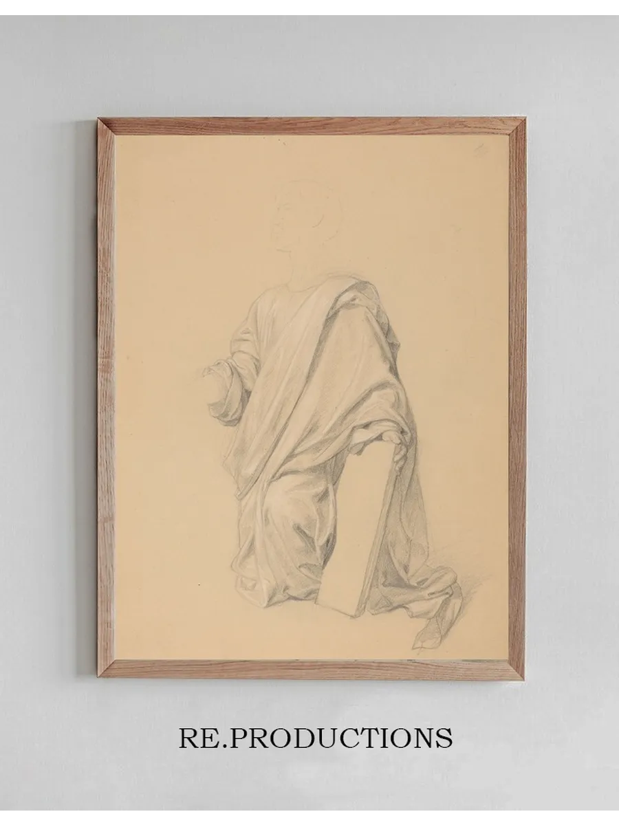 Study of Moses Robes for the Painting the Immaculate Conception of the Blessed Virgin Mary