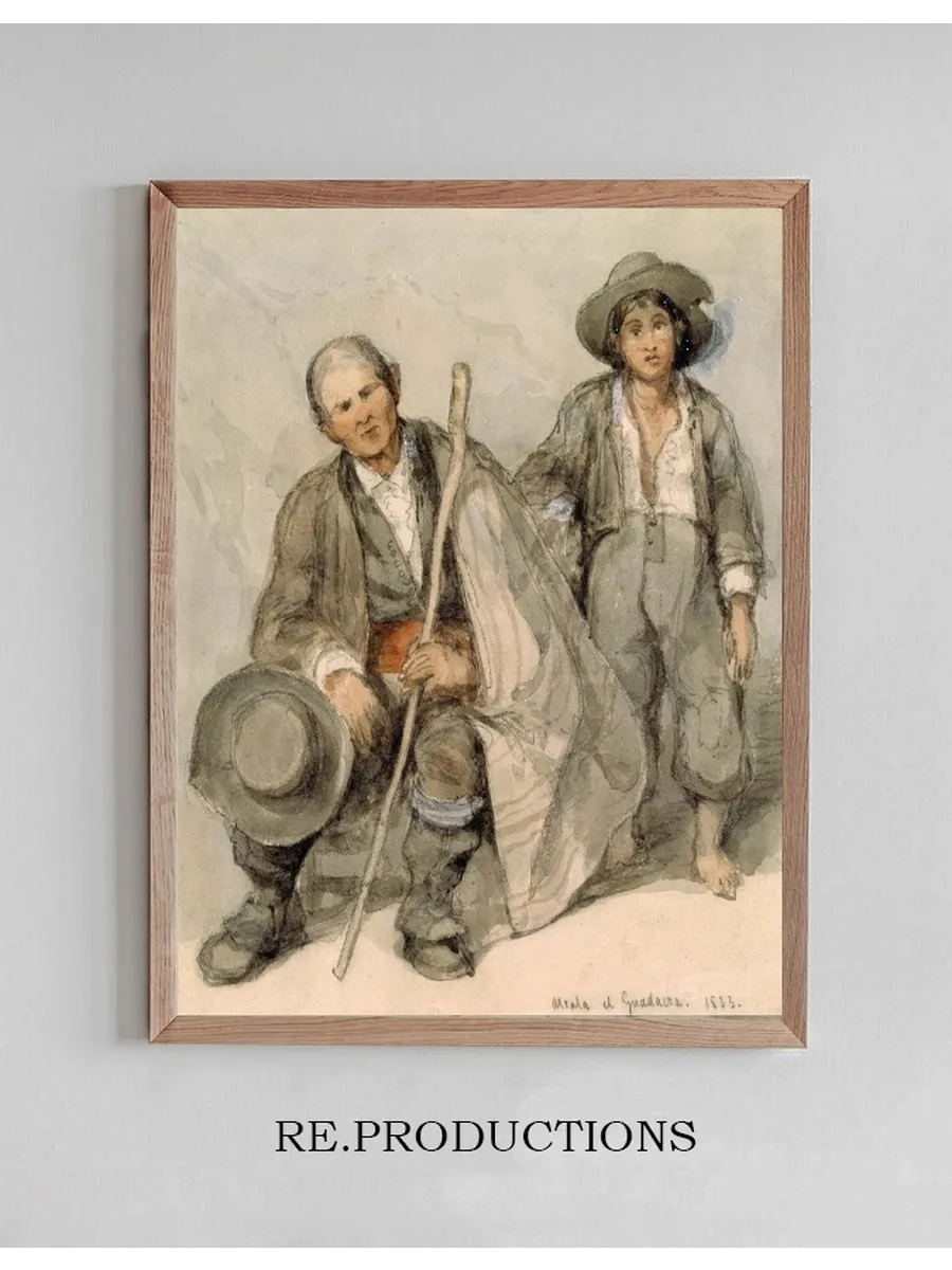 Study of Spanish Peasants at Alcal de Guada ra
