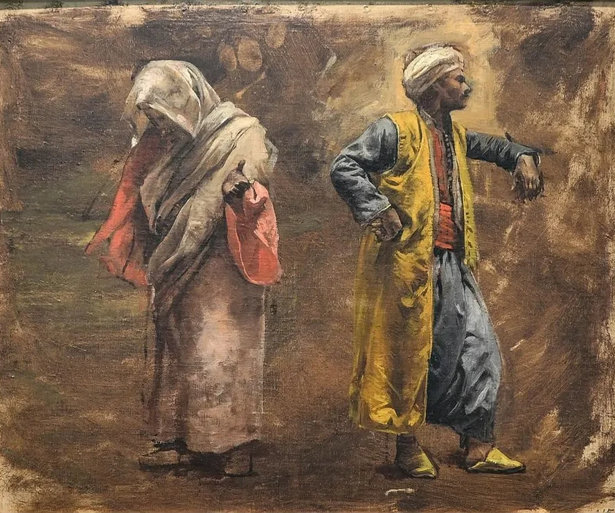Study of Two Figures