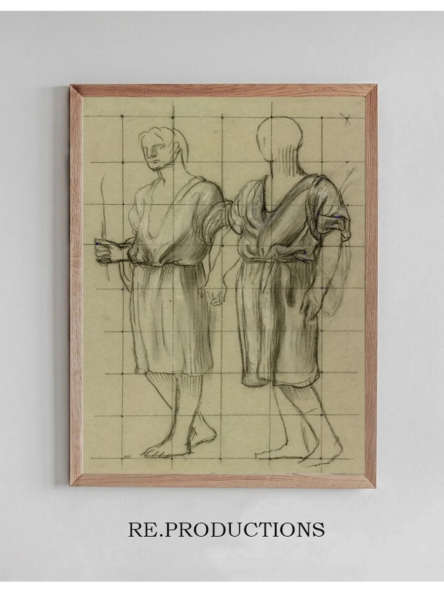 Study of Two StandingFigures