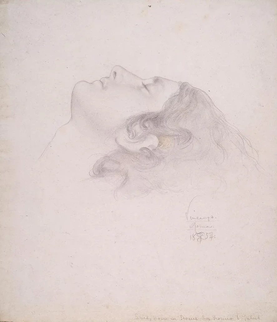 Study of Vicenzo for the Head of Romeo in Reconciliation of the Montagues and the Capulets