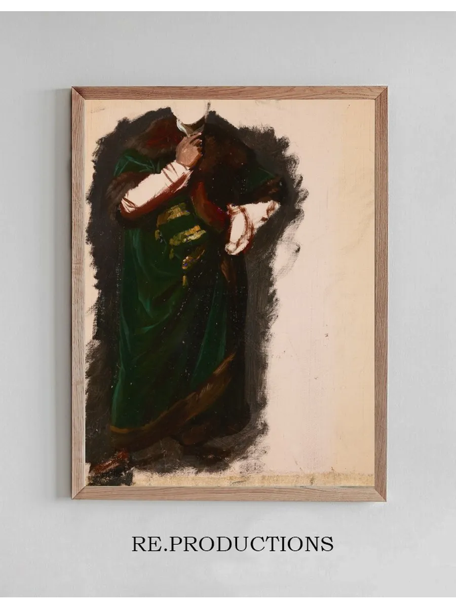 Study of W adys aw Jagie o's Garment to the Painting The Oath of Queen Jadwiga