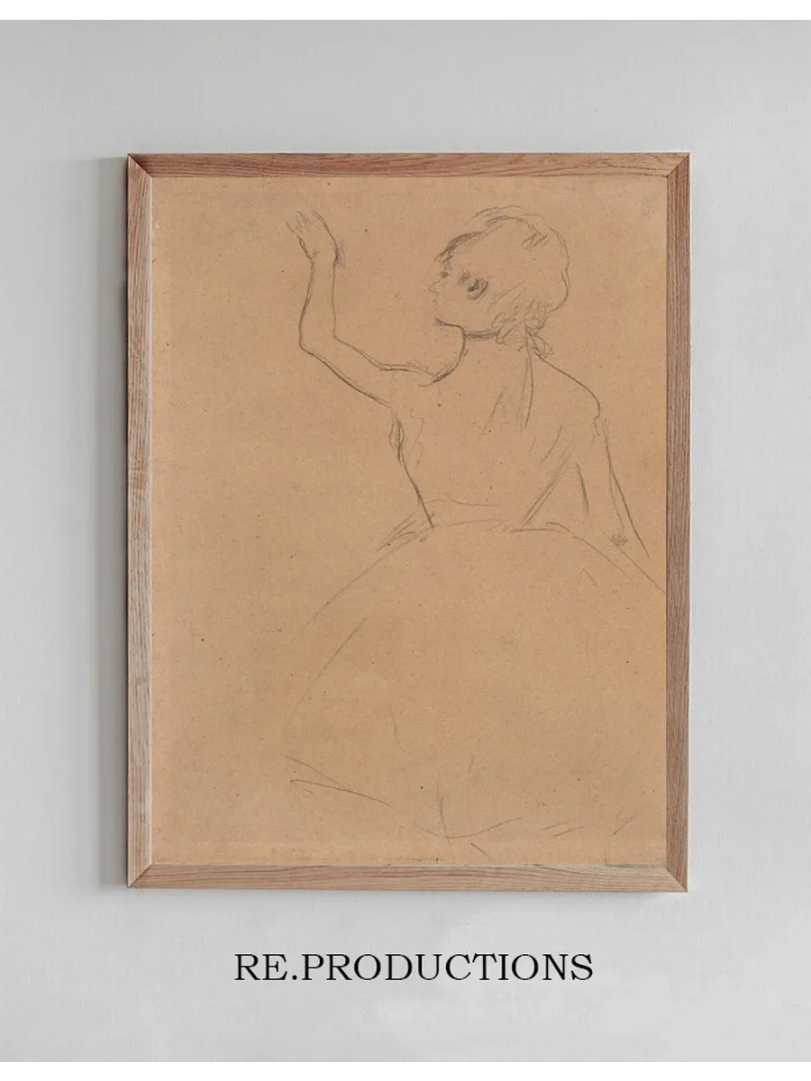 Study of a Ballet Dancer Seen from the Back