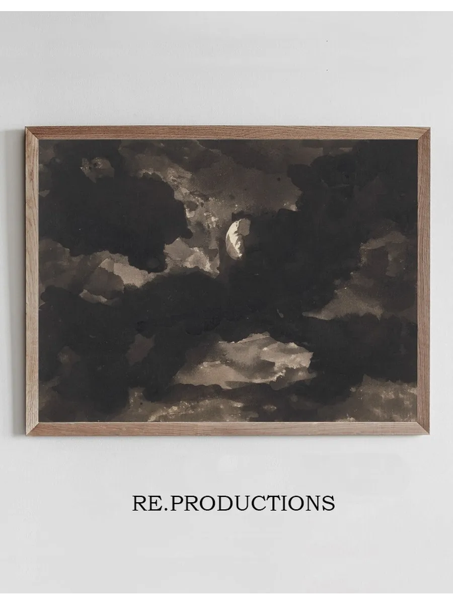 Study of a Clouded Moonlit Sky