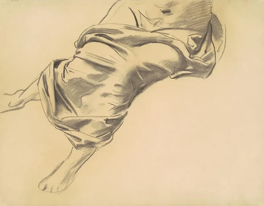 Study of a Draped Figure