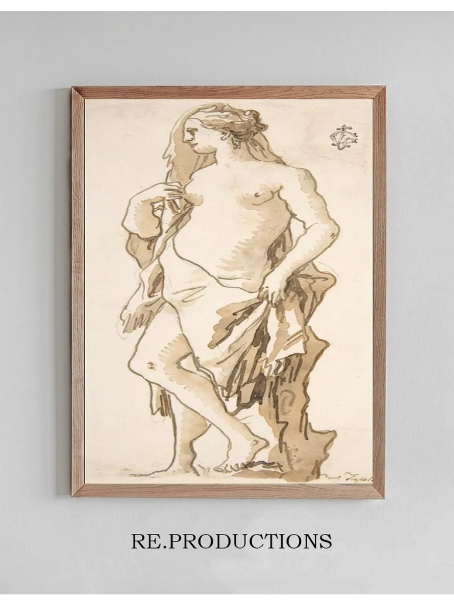 Study of a Garden Sculpture Iole