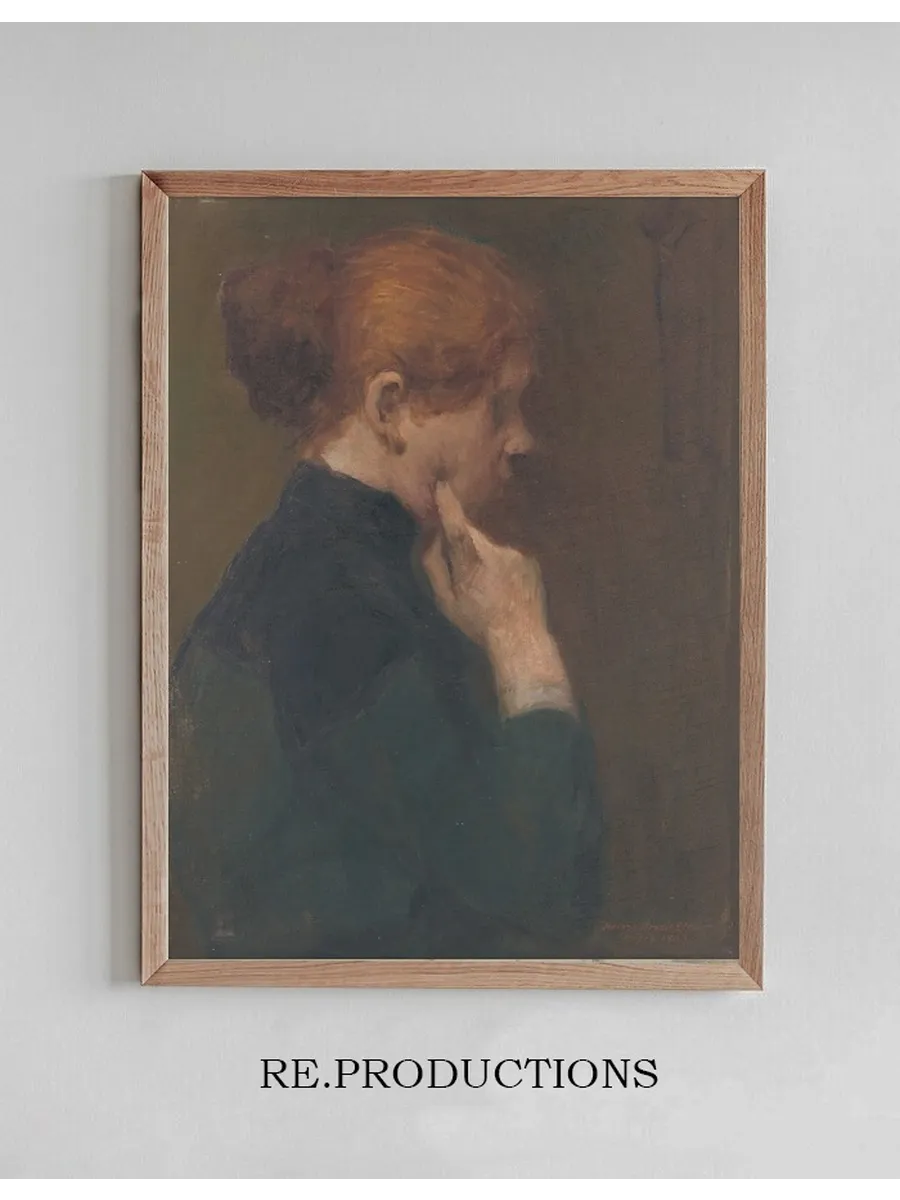 Study of a Girl Lost in Thought