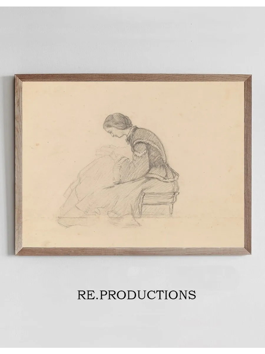 Study of a Girl Reading