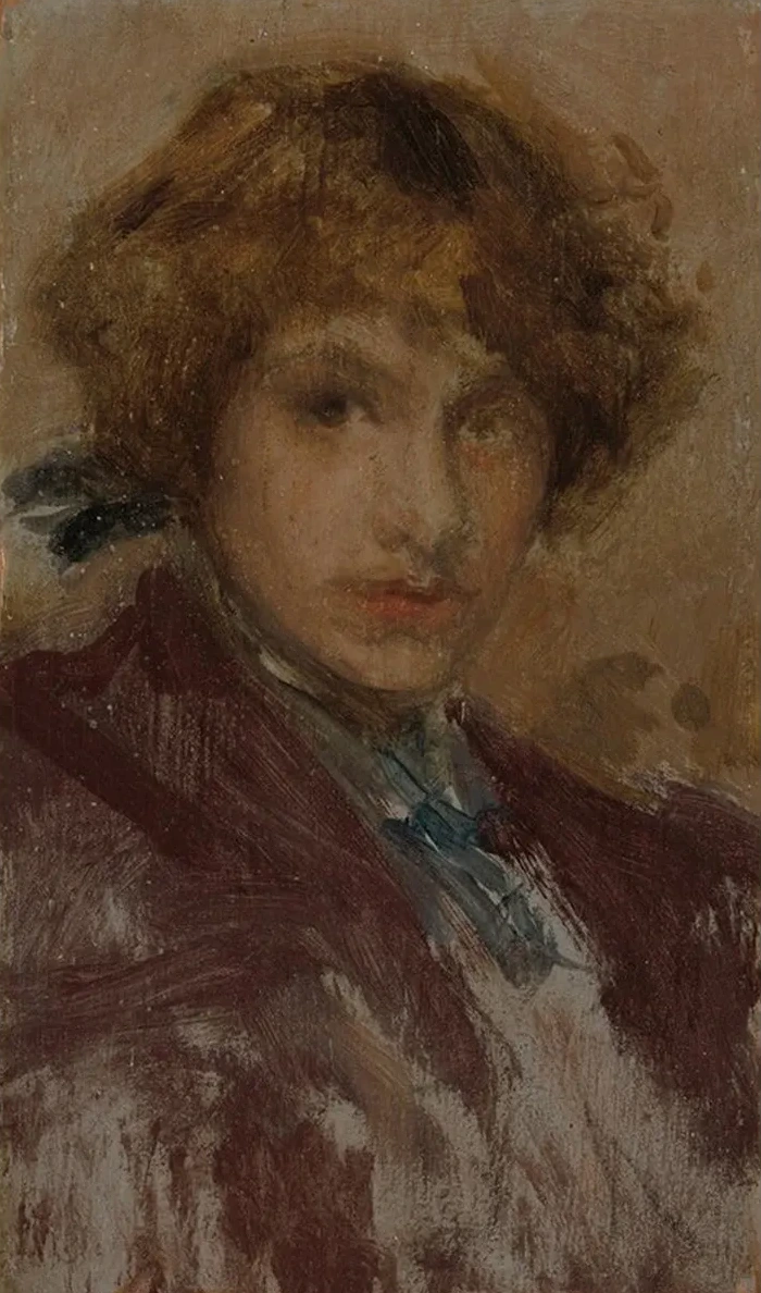 Study of a Girl's Head and Shoulders