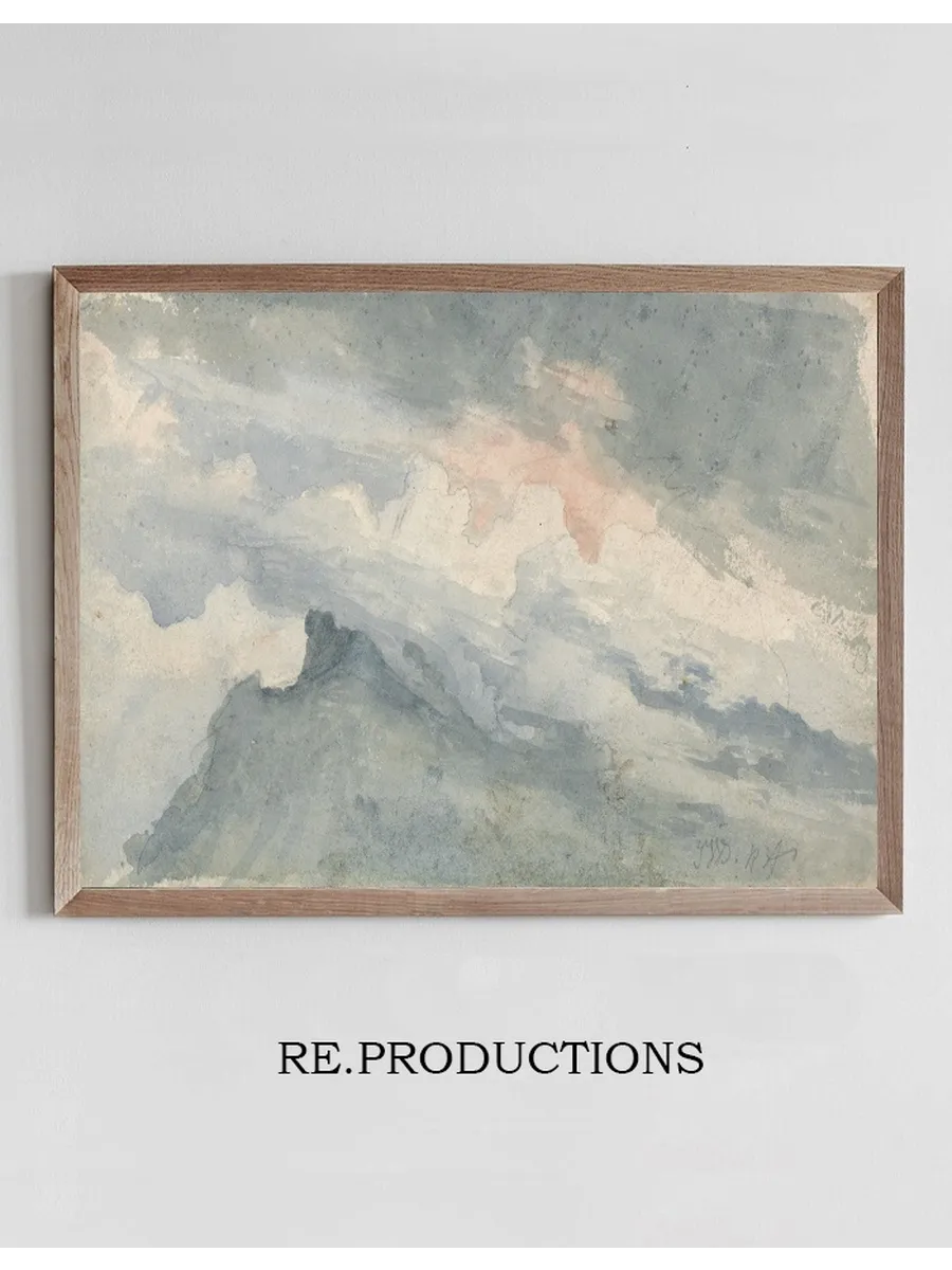 Study of a Hill Top and Sky