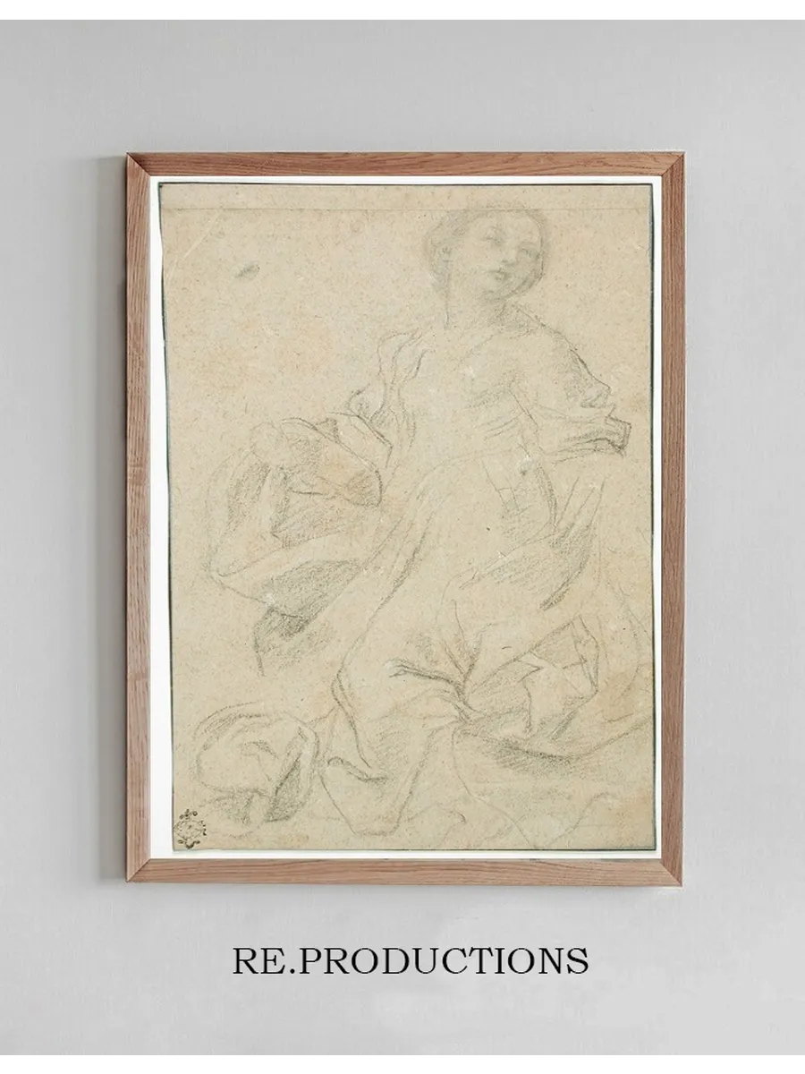 Study of a Kneeling Female Figure