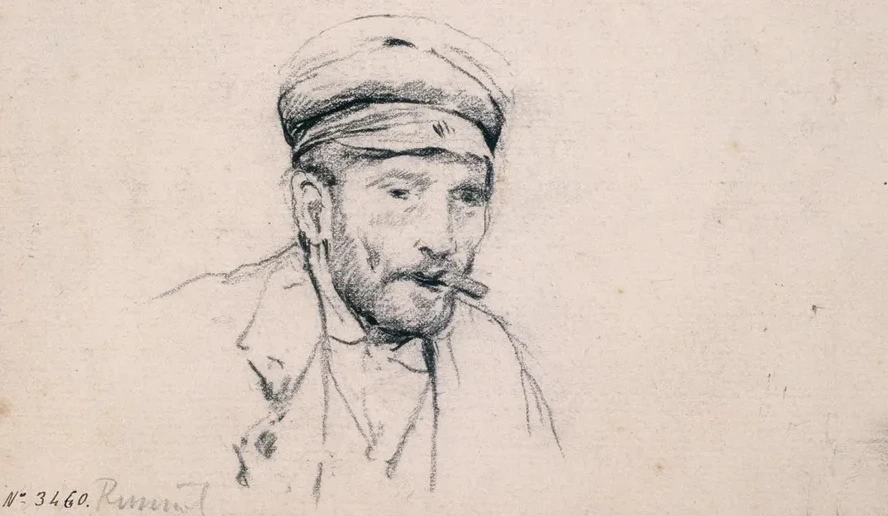 Study of a Male Head