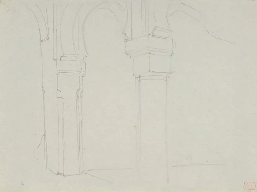 Study of a Moorish Arcade, Spain