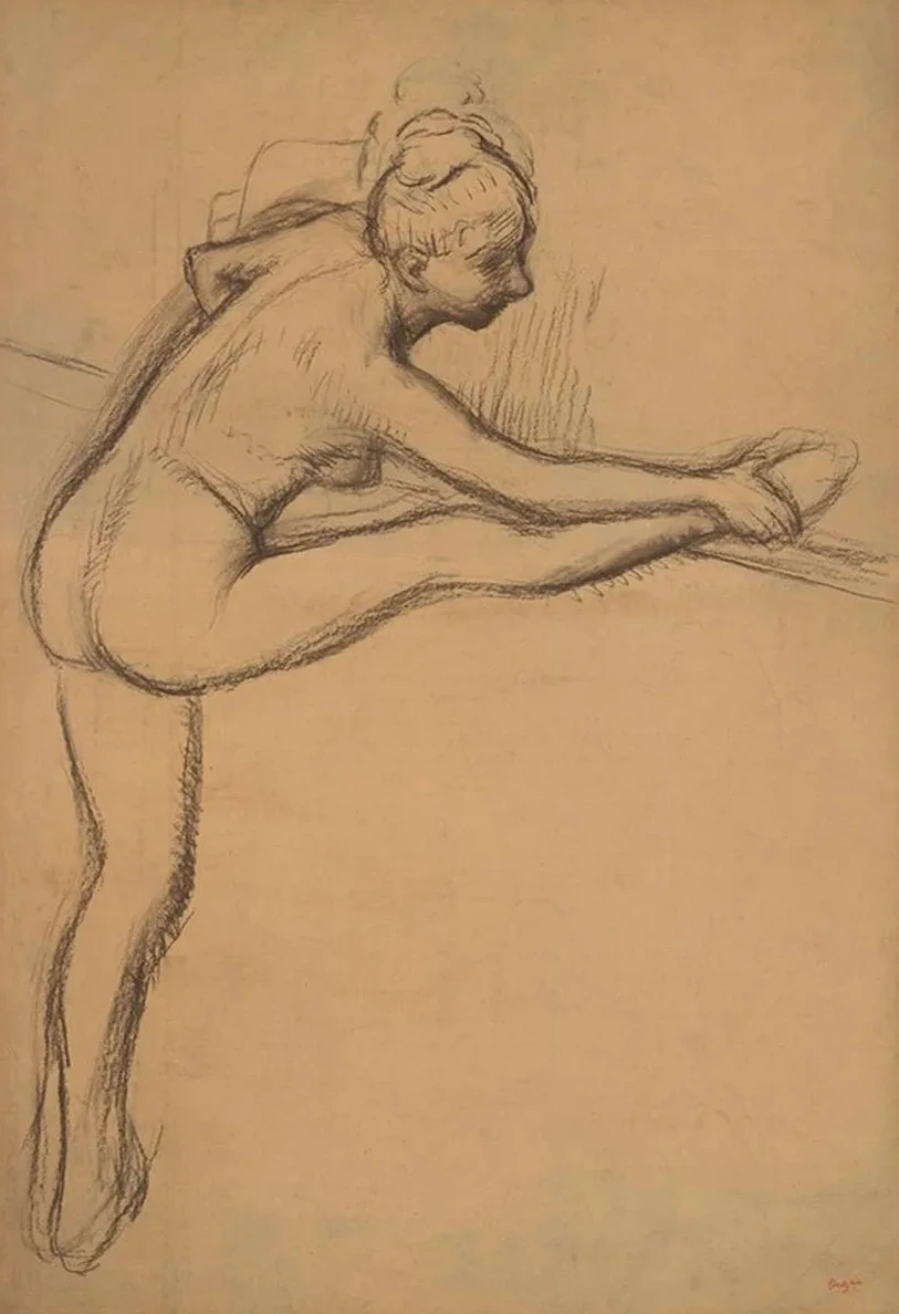 Study of a Nude (Dancer at the Barre)