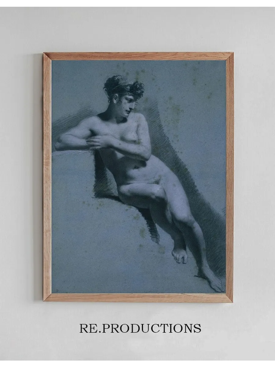 Study of a Nude Woman, Seated Looking to the Right