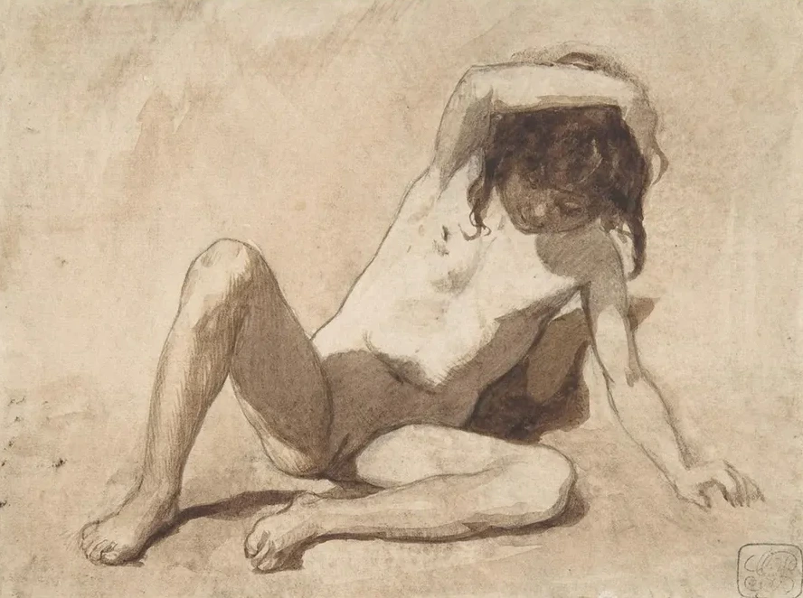Study of a Nude Young Girl