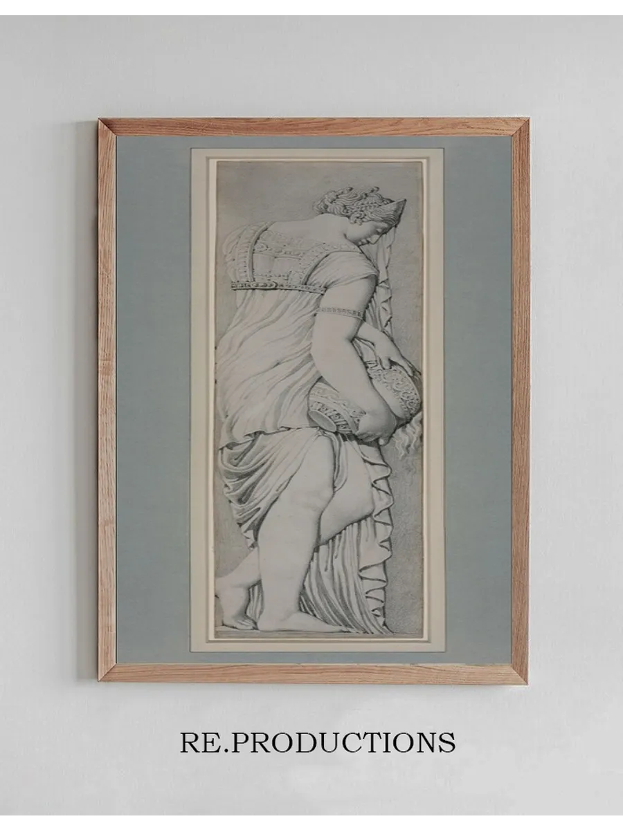 Study of a Nymph from the Fountain of the Innocents, After Jean Goujon