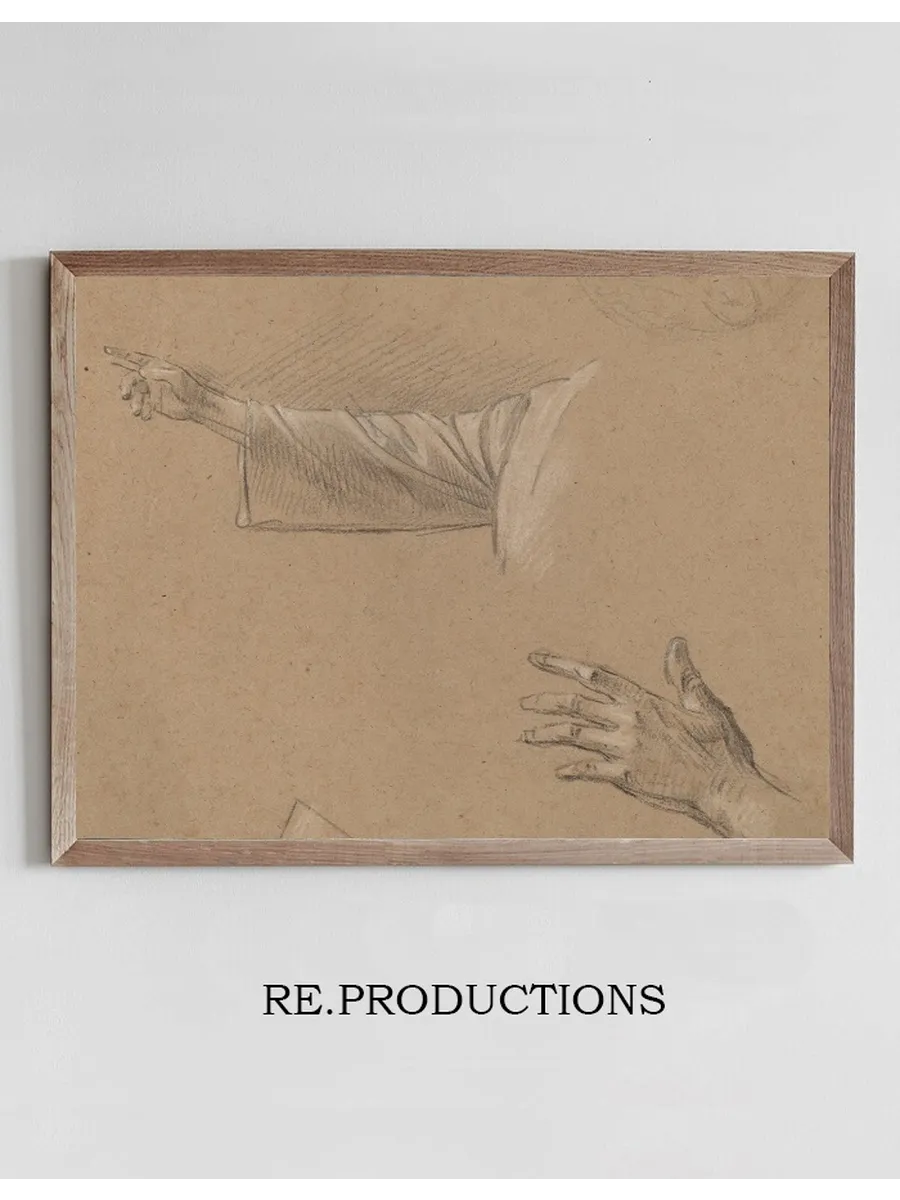 Study of a Right Arm and a Left Hand