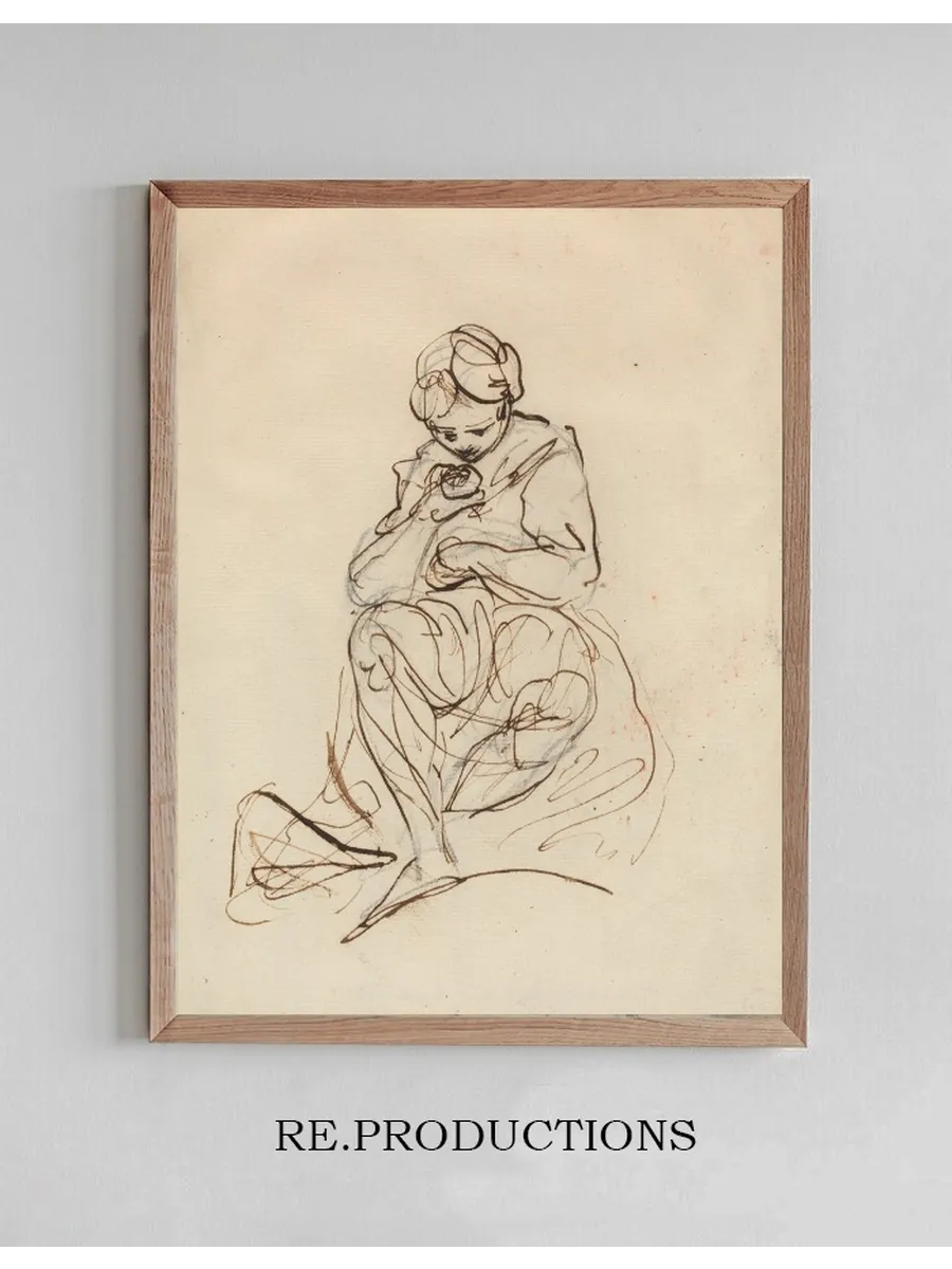 Study of a Seated Woman