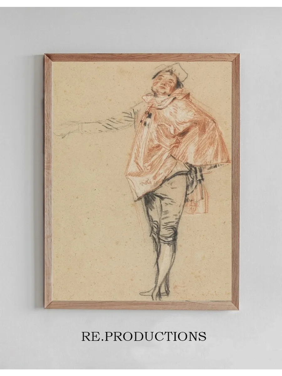Study of a Standing Dancer with an Outstretched Arm