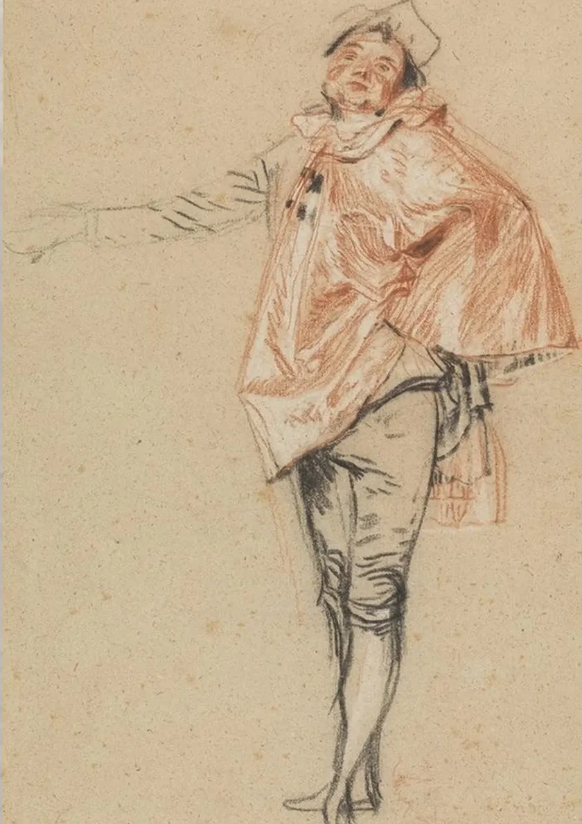 Study of a Standing Dancer with an Outstretched Arm