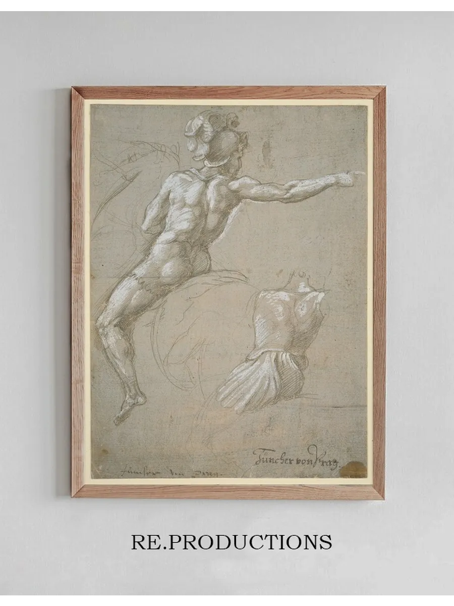 Study of a Warrior on Horseback
