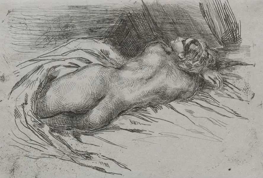 Study of a Woman Seen from the Back