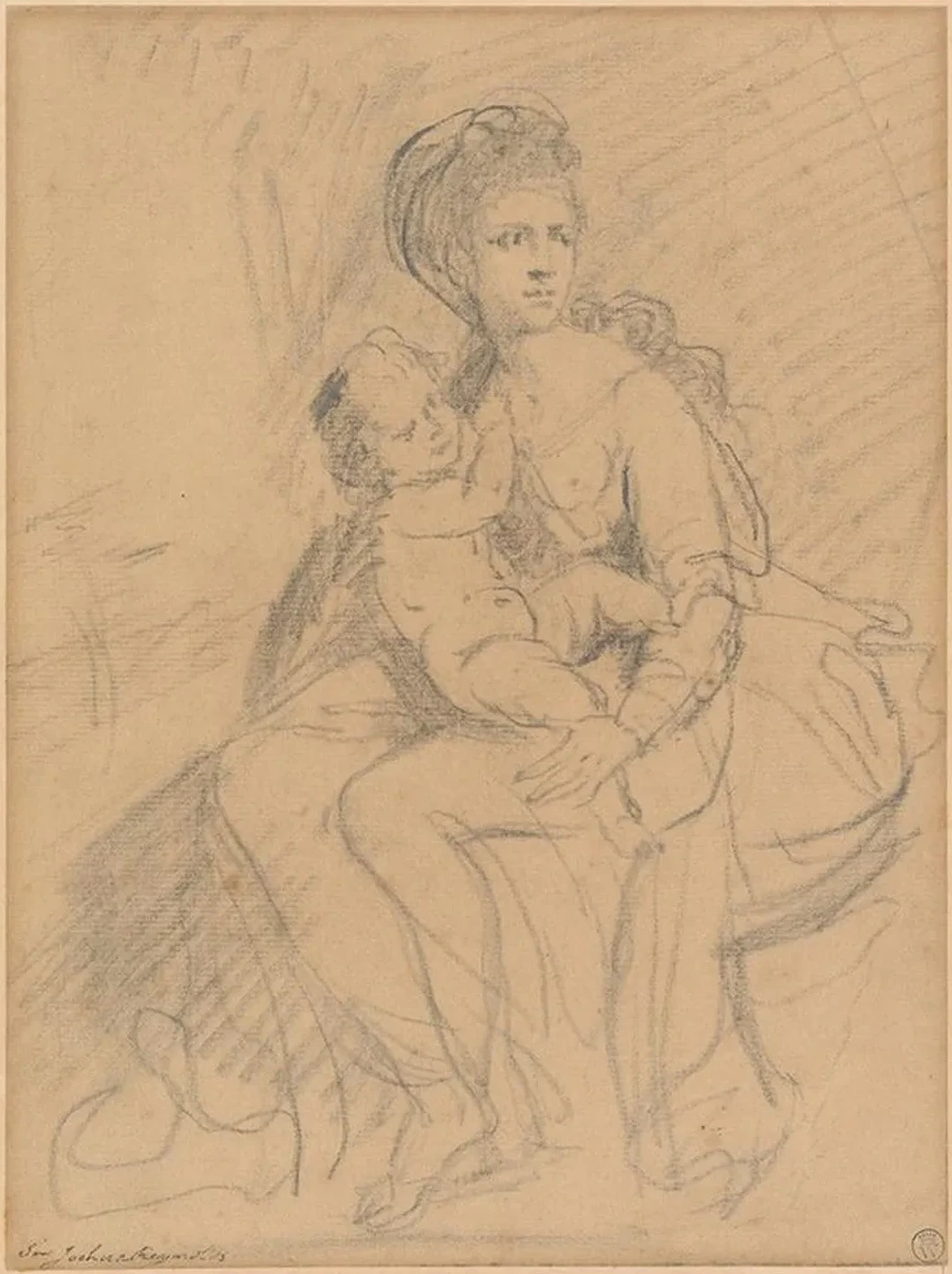 Study of a Woman and Child