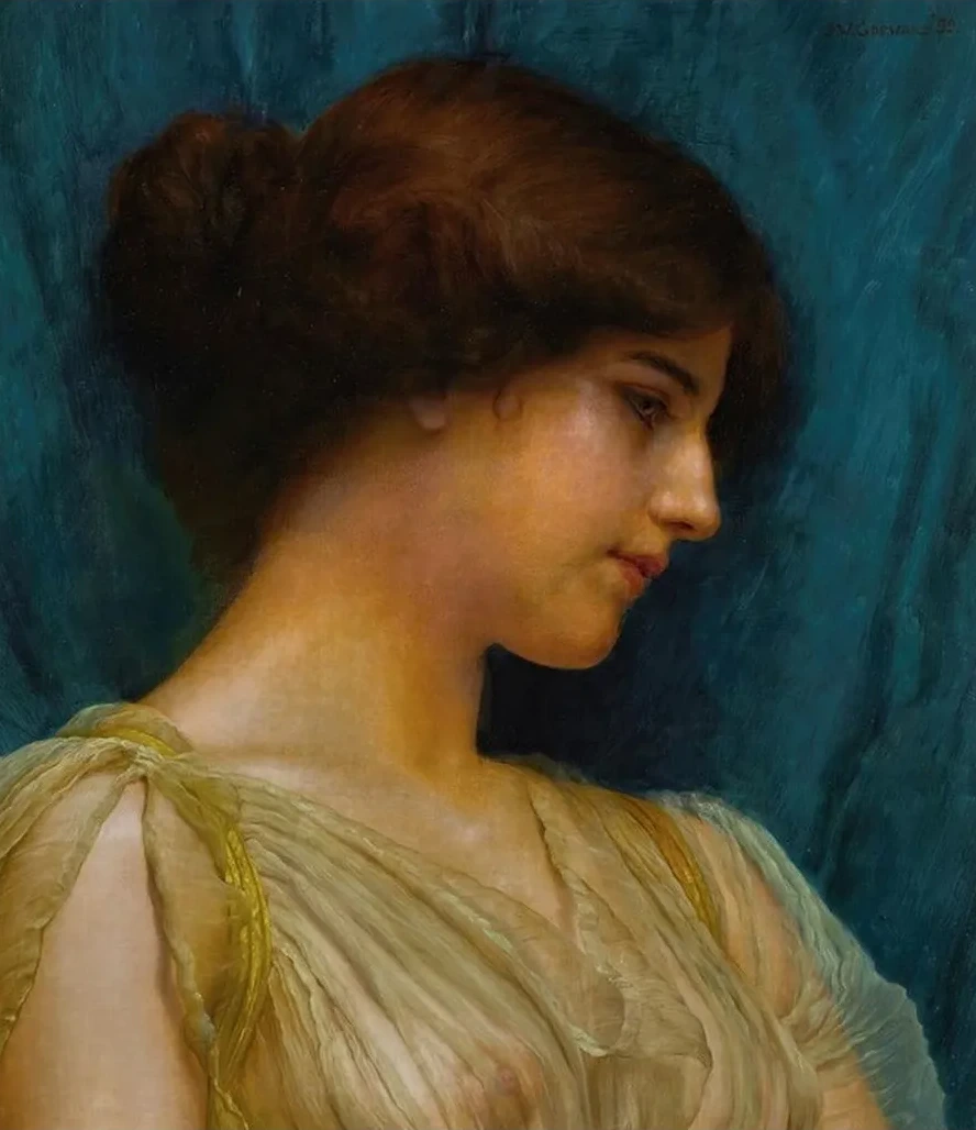 Study of a Girl's Head