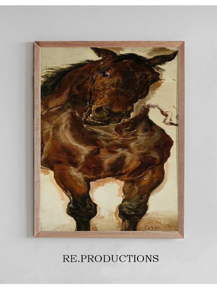Study of a Horse's Head for Battle of Grunwald