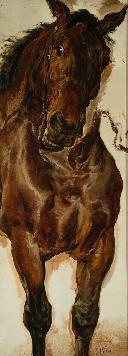 Study of a Horse's Head for Battle of Grunwald