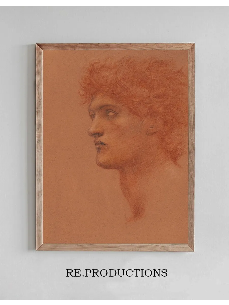 Study of a Male Head in Profile, for Perseus in the Call of Perseus