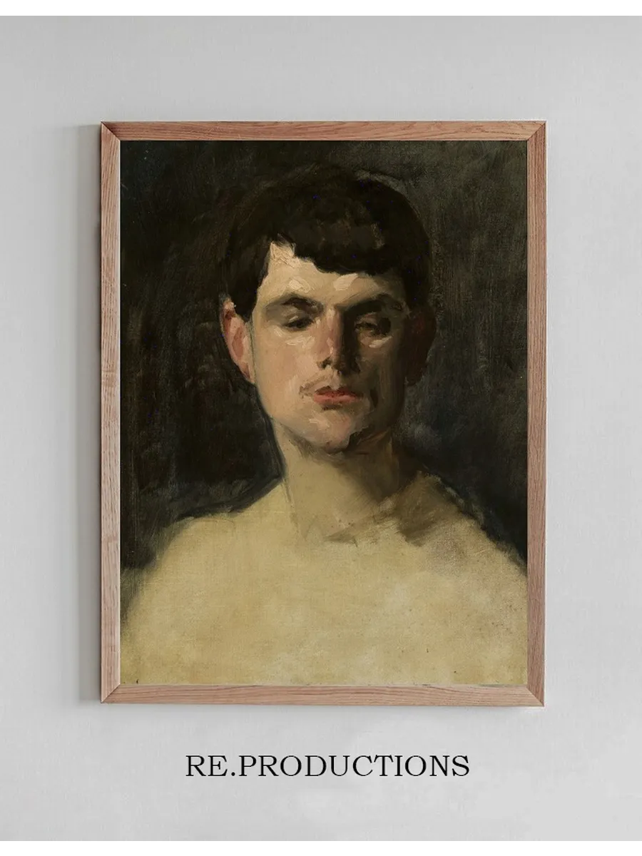 Study of a Male Head