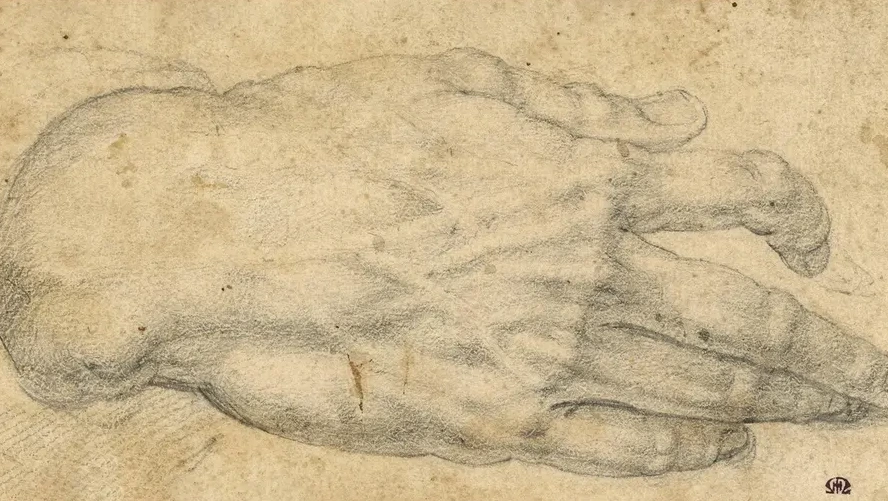 Study of a Man's Right Hand