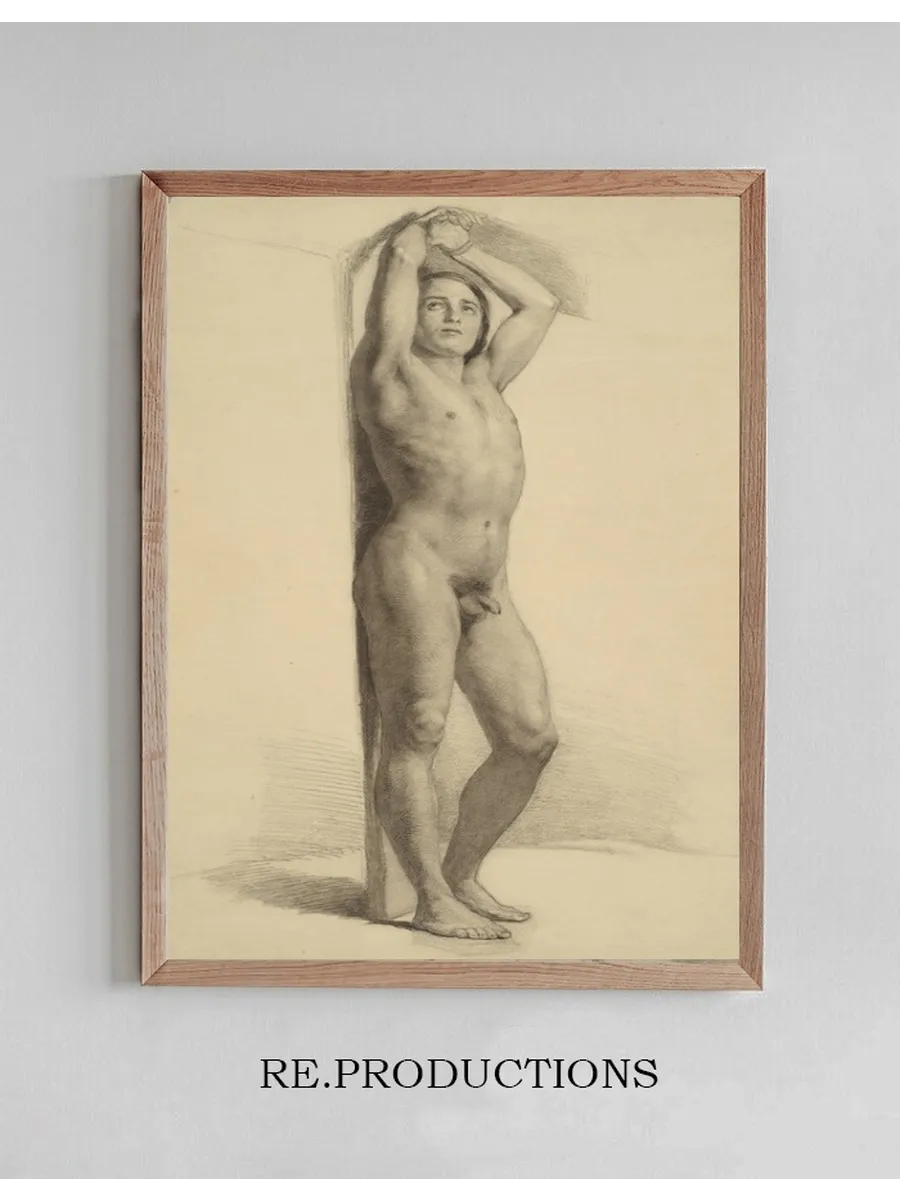 Study of a Nude Male to the Figure of St. Sebastian
