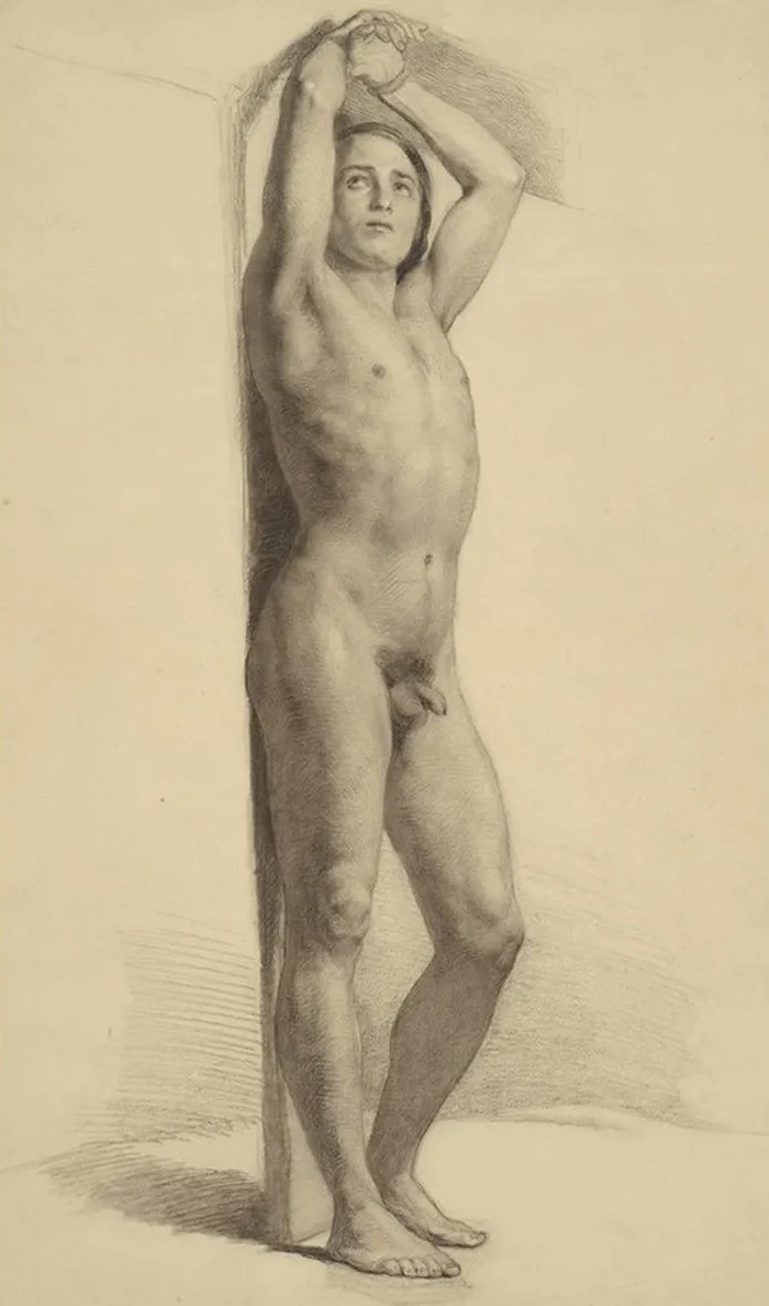 Study of a Nude Male to the Figure of St. Sebastian