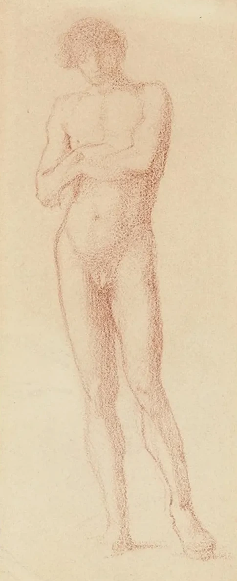 Study of a Standing Male Nude