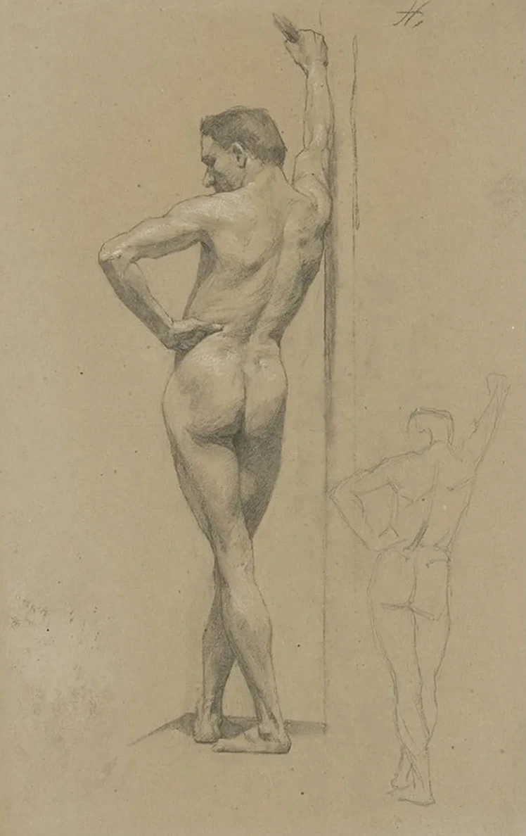 Study of a Standing Male Nude