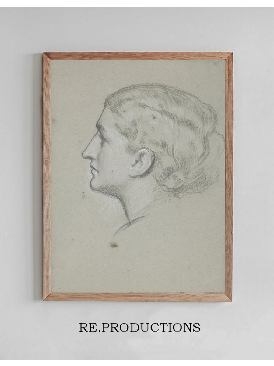 Study of a Woman's Head for the Painting A Noble Lady of Venice