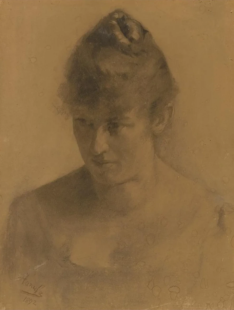Study of a Woman's Head