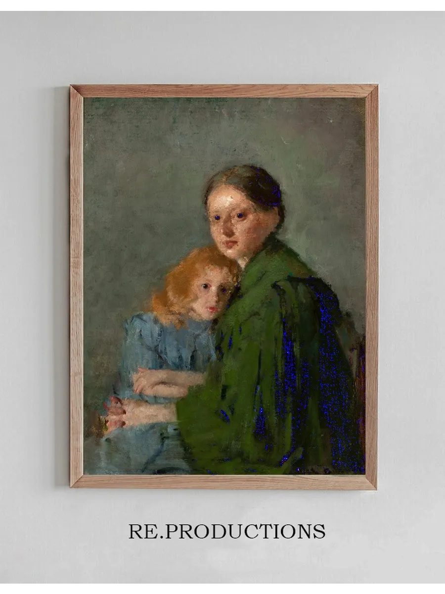 Study of a Woman with a Girl