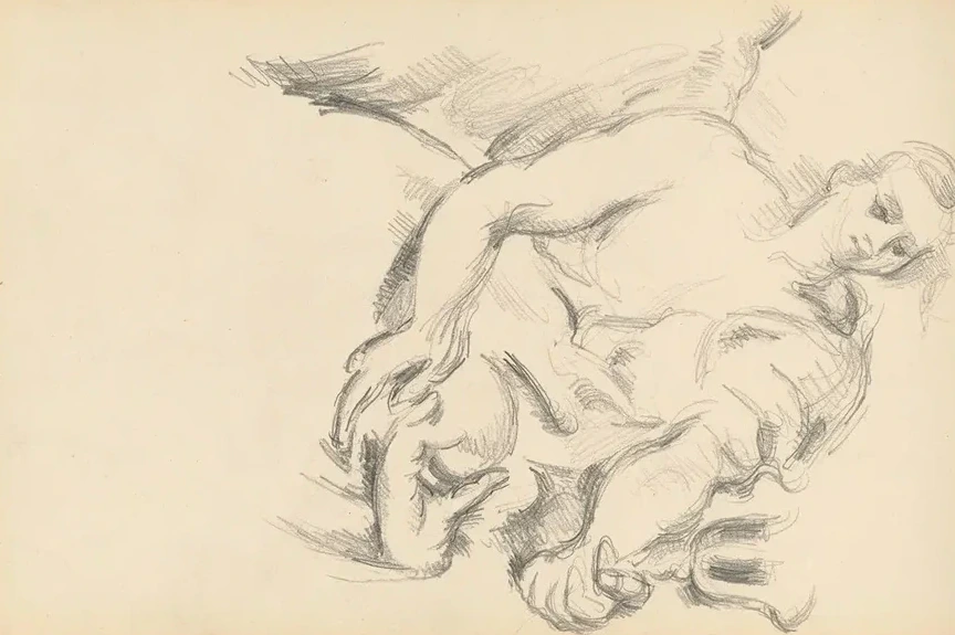 Study of an Angel in Rubens The Prophet Elijah