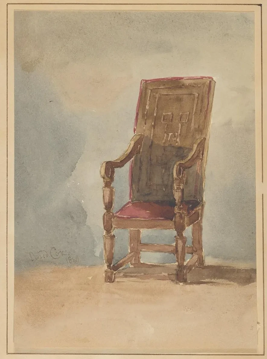 Study of an Antique Armchair