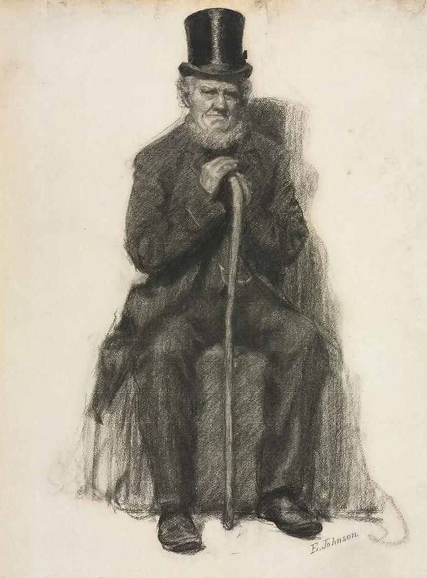 Study of an Old Man (Possibly a Study for Portrait of Peter Folger)