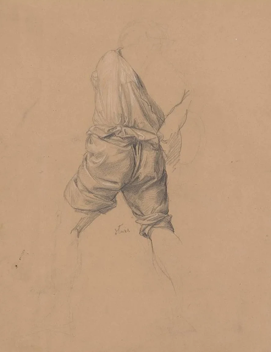 Study of Clothing of the Executioner to the Painting Martyrdom of St. Matthias