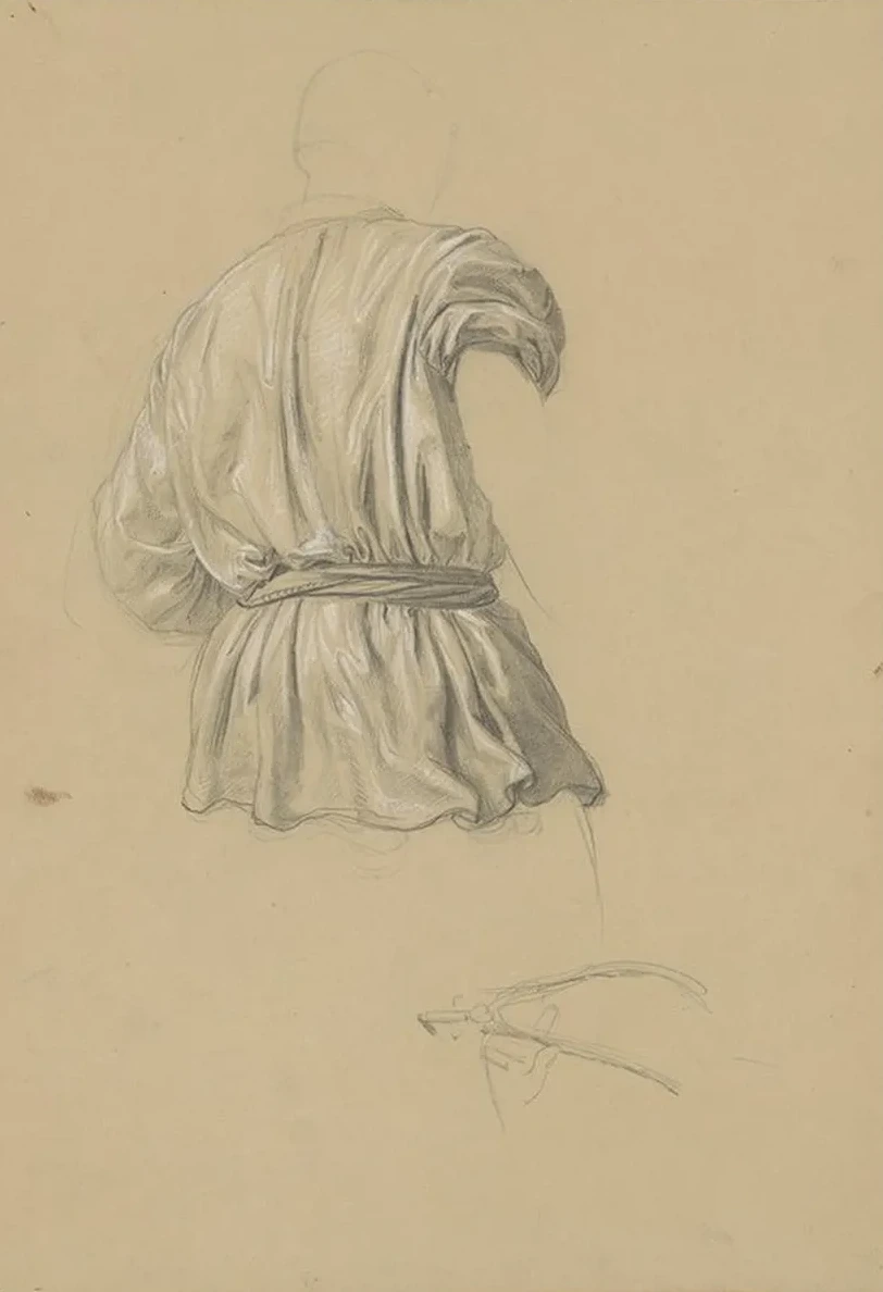 Study of Clothing of the Executioner with an Axe to the Painting Martyrdom of St. Josaphat Kuntsevych